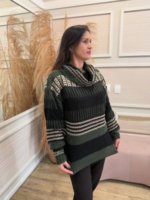 Blusa tricô Raieli verde