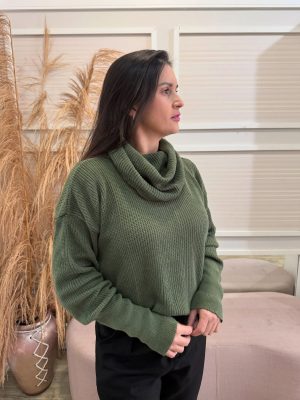 Blusa tricô Luiza verde