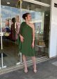 vestido/macaquinho luma verde oliva