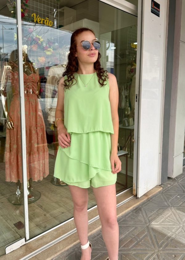vestido/macaquinho luma verde oliva