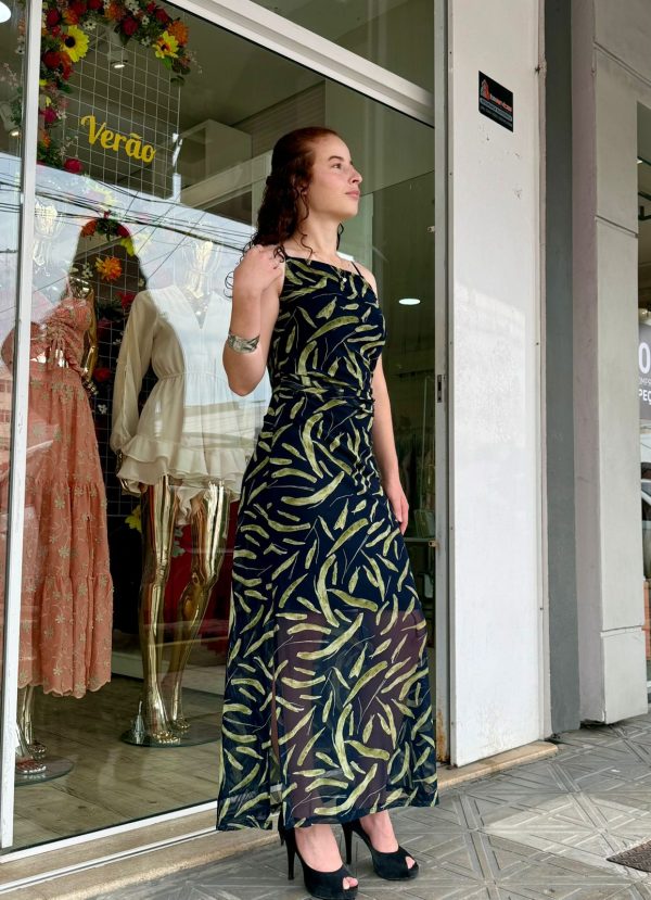 vestido/macaquinho luma verde oliva